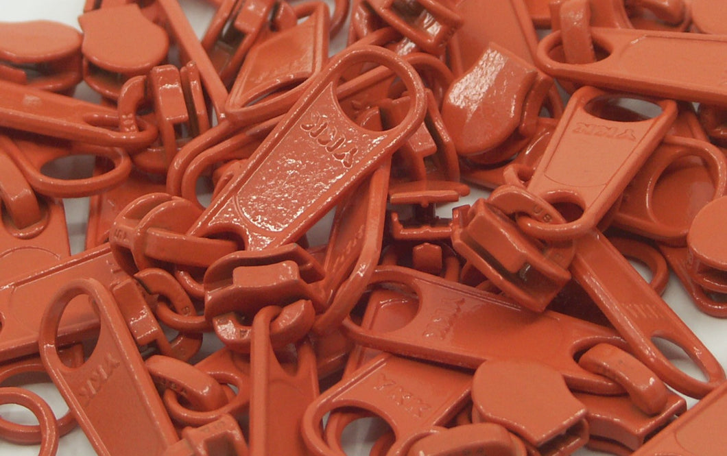 Tiger Orange YKK #4.5 Extra Long Pull Sliders