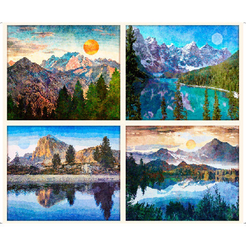 Untamed Mountain Picture Patches 28528 -E