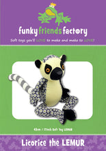 Load image into Gallery viewer, Funky Friends Factory - Licorice the Lemur
